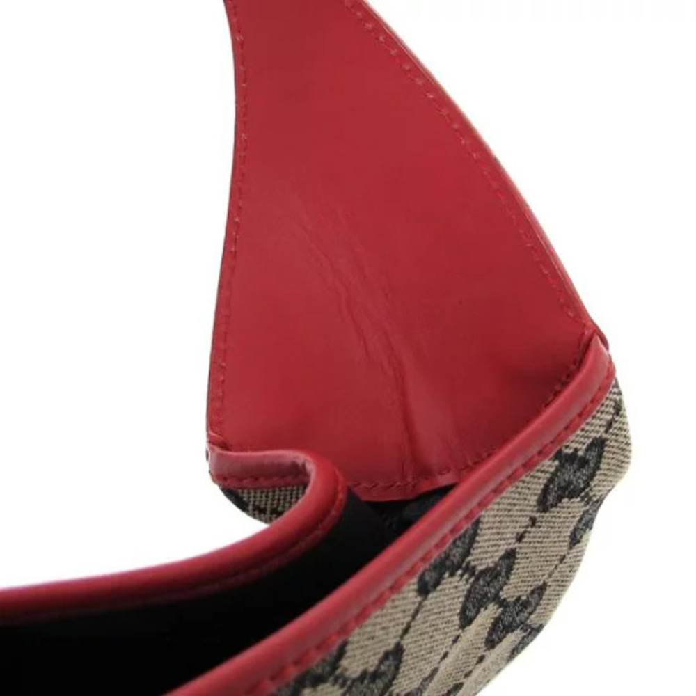 Gucci Jackie Hobo bag signature GG canvas red - Picture 7 of 9